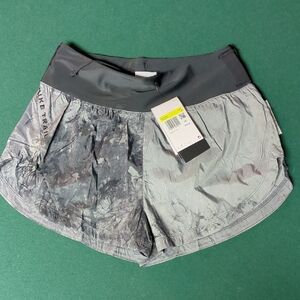 Nike Women's Silver and Black Reflective Trail Running Shorts
